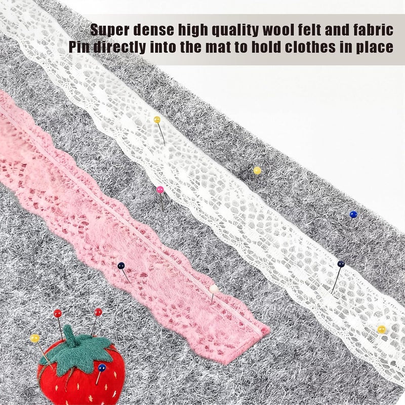 Pretwad Needle Felting Pad - Grey Sponge Needle Felting Pad, High-Density Sponge Work Surface Mat, Natural Thick & Firm Felt Mat Block for 2D & 3D Wool Felting, Protects Needles & Table - Image 3